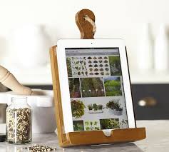 Best Of Pb 5 Vintage Breadboard Kitchen Ipad Stand Knockoffdecor Com Kitchen Tablet Holder Recipe Book Holders Kitchen Tablet