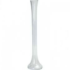 Vintage crystal vase frosted flowers poppies 8 tall. Tall Clear Glass Floor Standing Vase Tall Flower Vase 60cm Home Wedding Decor Ebay