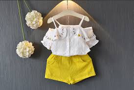 Details About Us Fashion Toddler Kid Baby Girl Short Sleeve Tops Shorts Pants Clothes 2pcs Set