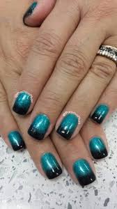 Black And Blue Ombre Nails Pin By Mel Shoop On Precious Phan Blue Ombre Nails Pretty Nail Art Beauty Nails