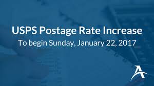Usps Announces 2017 Postage Rate Increase