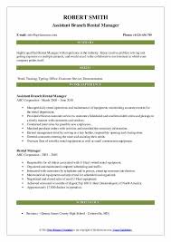 Discover what it is like to be a rental management trainee and if it is a job for you. Rental Manager Resume Samples Qwikresume