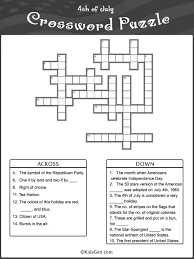 You will after you complete this fun illinois crossword printable, a perfect resource for homeschoolers. Independence Day 4th Of July Crossword
