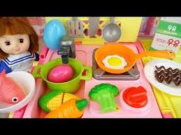 Baby Doll Kitchen Food Cooking Surprise Egg Play Baby Doli House Youtube Cooking Toys Baby Doll Toys Best Kids Toys