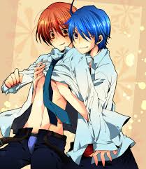 hinata hideki and otonashi yuzuru (angel beats!) drawn by usa_(cubic) |  Danbooru