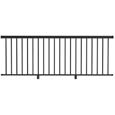 Good type of cable for handling bends and corners on cable railings.2506 lb breaking strength. Freedom Assembled 8 Ft X 3 Ft Versarail Black Aluminum Deck Railing Kit At Lowes Com Porch Railing Kits Aluminum Porch Railing Aluminum Railing Deck