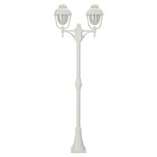 Albert 2040 Mastleuchte 2 Flg Weiss Led Wandleuchte Aussen Aussenleuchten Aussenleuchten Wand