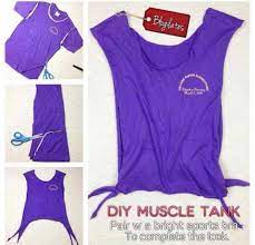 Muscle Tank Diy Diy Workout Shirt Diy Workout Diy Shirt