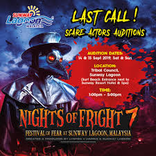 The fright nights have returned to adventure world for 2019. Facebook