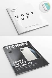 Realistic Magazine Cover Mockup Magazine Mockup Free Magazine Mockup Psd Stationery Mockup Free