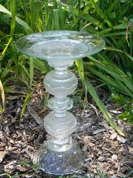 Bird Bath Feeder With Solar Light And Planter Diy Glass Bird Bath Diy Bird Bath Glass Bird Bath Unique Bird Baths