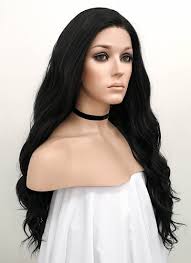 Just like curly hair, wavy hair or type 2 hair falls under different categories. Wavy Natural Black Lace Front Synthetic Wig Lf095 Wig Is Fashion