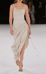 Jacquemus Saudade Gathered Cotton Blend Maxi Dress In 2020 Linen Maxi Dress Fashion Cotton Blends Dress