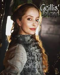 Next up in my @outlander_starz essential oil blend series is @lotteverbeek  's character, Geillis Duncan. Magic, mystery, and passion exude…