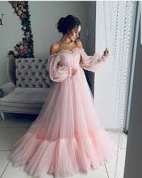 Off The Shoulder Dress For Wedding Guest Fluffy Tulle Dress Etsy In 2020 Prom Dresses Long With Sleeves Prom Dresses With Sleeves Prom Dresses Long