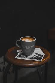 Black Coffee Mug Filed With Espresso Coffee Coffee Wallpaper Coffee Drinks Coffee Cafe