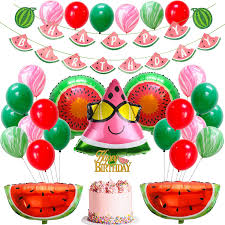 2nd birthday fruit red summer children's party fav favor box. Buy Adlkgg Watermelon Birthday Party Decorations Set Summer Fruit Themed Happy Birthday Banner Watermelon Cake Toppers Melon Balloons For Boy Girl Kids Baby Shower 29pcs Online In Kazakhstan B091tcjgh5