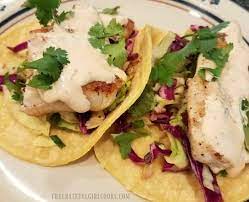 Although the classic baja fish tacos are fried, the grilled ones really stand out and are much lighter. Grilled Fish Tacos W Baja Sauce The Grateful Girl Cooks