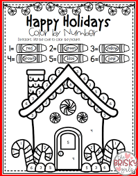 Christmas Color By Number Preschool Christmas Activities Christmas Color By Number Winter Activities For Kids