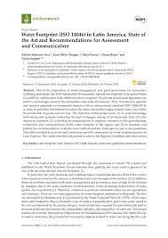 Download lagu terbaru 2021 mudah, cepat, nyaman. Pdf Water Footprint Iso 14046 In Latin America State Of The Art And Recommendations For Assessment And Communication