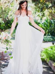 Off Shoulder Lace Sleeves Unique Casual Cheap Beach Wedding Dresses Wd313 Long Wedding Dresses Cheap Wedding Dress Wedding Dress Chiffon