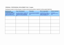 Individual Performance Plan Examples Unique Sample Development Plan ...