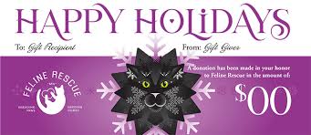 Check spelling or type a new query. Personalized Holiday Gift Donation Cards Feline Rescue Inc