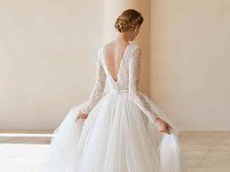 Morning lavender melody white floral wrap maxi dress, $69, morninglavender.com. 30 Best Long Sleeve Wedding Dresses 2020 Hitched Co Uk