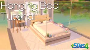 Build your own hanging bed and sleep in style! I Made 3 Hanging Beds Nocc Step By Step Tutorial With Without T O O L Mod Sims 4 Youtube