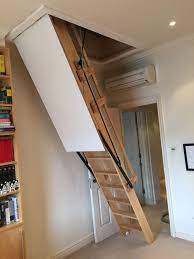 Loft Centre Sandringham Electric Folding Wooden Stairway Loft Staircase Loft Stairs Attic Stairs