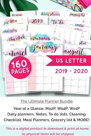 Arc Notebook Inserts Arc Planner Insert 2020 Levenger Circa Notebook Refill Tul Planner Inserts Tul Refill Arc Refill Recharge Planner Undated Weekly Planner Printable Planner Ultimate Planner