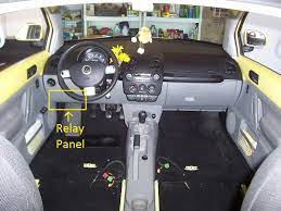 The fuel pump relay is on the 13 fold relay panel which is above the kick panel cover under the dash on the drivers side. New Fuel Pump Doesn T Work I Have A 2003 Vw Jetta My Gas