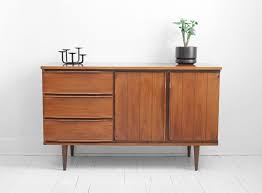 Vintage Walnut Credenza Mid Century Modern Wood Buffet Cabinet Dresser Arredamento D Interni Idee Per La Casa Arredamento