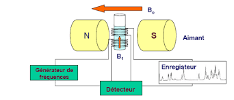  Vue schématique d'un aimant supraconducteur utilisé en RMN.