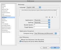 Mai S Atelier Indesign Dictionary Language Setting