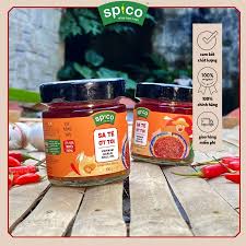 Sa tế ớt tỏi Spico cay thơm tự nhiên không chất bảo quản - Spico