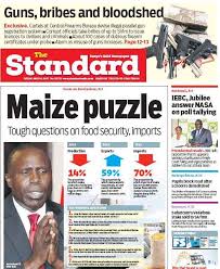 Standard Digital Epaper Kenya Daily Epaper Standard Newspaper The Nairobian Newspaper Subscribe Online Epaper Standard Newspaper Focus O Newspapers