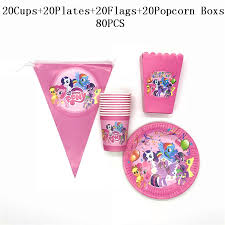 ( 0.0) out of 5 stars. Party Tableware Serveware My Little Pony Party Supplies Disposable Cartoon Tableware Kids Party Decoration Home Garden
