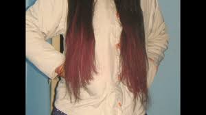 / ombre hair chalking with my hair chalk. Easy At Home Temporary Ombre Hair Streak Chalking Tutorial Youtube
