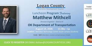 Luncheon Featuring Matthew Mitchell, OK Department of Transportation