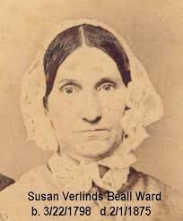 Susanna Verlinda “Susan” Beall Ward (1799-1875)