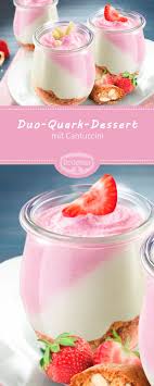Duo Quark Dessert Rezept Nachspeisen Quark Dessert Rezepte Und Dessert