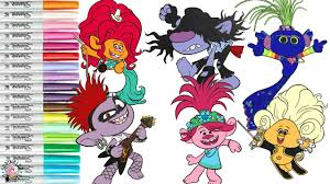 She first appeared as the main antagonist of trolls world tour. Trolls World Tour Coloring Book Pages Poppy Delta Dawn Barb Riff Trollzart And King Trollex Youtube