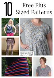 10 Free Plus Size Patterns For Women Plus Size Sewing Plus Size Sewing Patterns Sewing Patterns Free