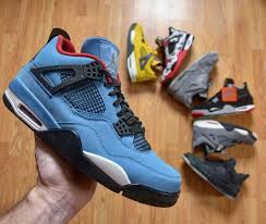 Clean nike air jordan retro 4 travis scott cactus jack size 8 308497 406. Jordan 4 Retro Travis Scott Cactus Jack On The Account Instagram Of Lessablons Spotern
