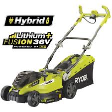 No eta search within model. Ryobi Rlm18c36h225 18v One Hybrid Fusion Lawnmower 2x2 5ah Batteries