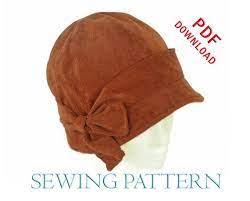 Sewing Pattern Penny 1920s Twenties Cloche Hat For Child Or Etsy In 2021 Hat Patterns To Sew Cloche Hat Pattern Sewing Patterns