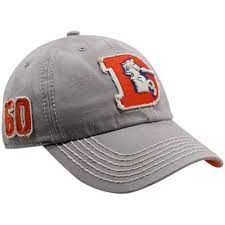 Size Xxl 47 Brand Denver Broncos Gray Dreadnought Throwback Franchise Fitted Hat Denver Broncos Hats Broncos Hat Broncos