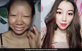 viral makeup video transformation will