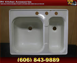 stock double plastic kitchen sink size
